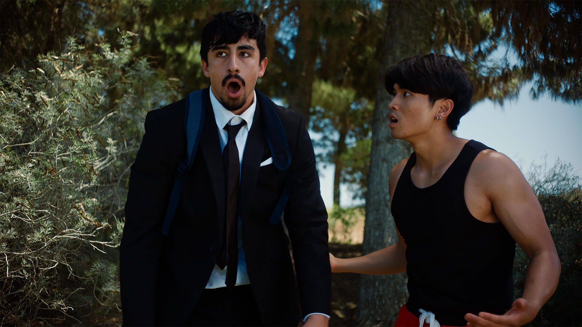 Brandon H. Lee,Hector Melgoza,Luke,Hunter,Scene3 ,Violet Vendetta - Short Film Review - Indie Shorts Mag