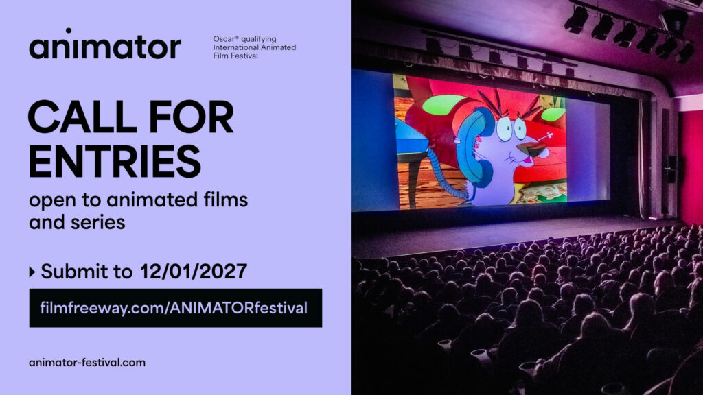 ANIMATOR 2027 Opens Free Animated Short Film Submissions With €11,000 Oscar-Qualifying Grand Prix - Indie Shorts Mag - Film Festival News